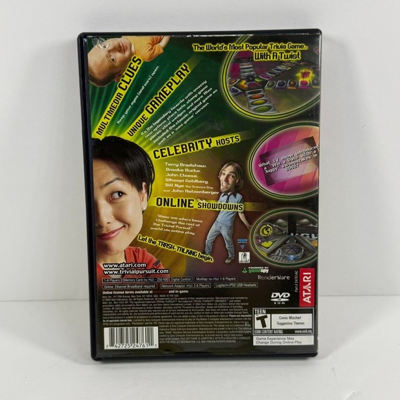 PlayStation 2 Atari Trivial Pursuit Game Complete w/Stickers PlayStation 2 - Picture 5 of 5